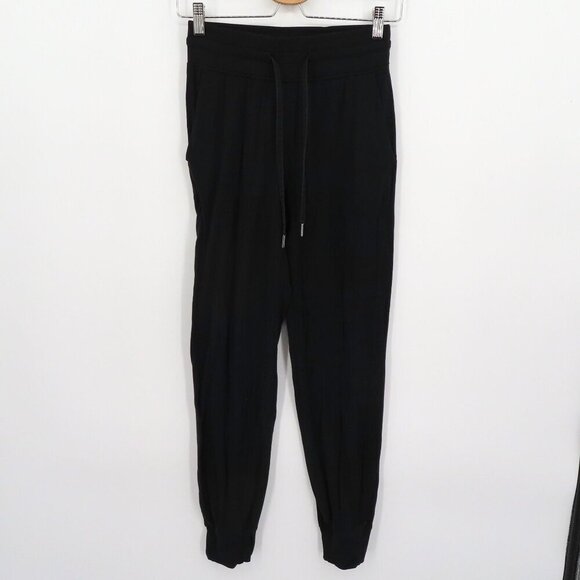 Lululemon Women 4 Ready to High Rise Jogger Black 5DP2S-0421 Drawstring Pockets - Picture 11 of 11